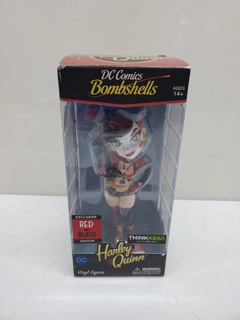 DC Comics Bombshells Red/Black Exclusive Edition Harley Quinn Vinyl Figure