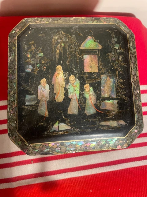 Boite à bijoux en marqueterie Napoléon III - Bo