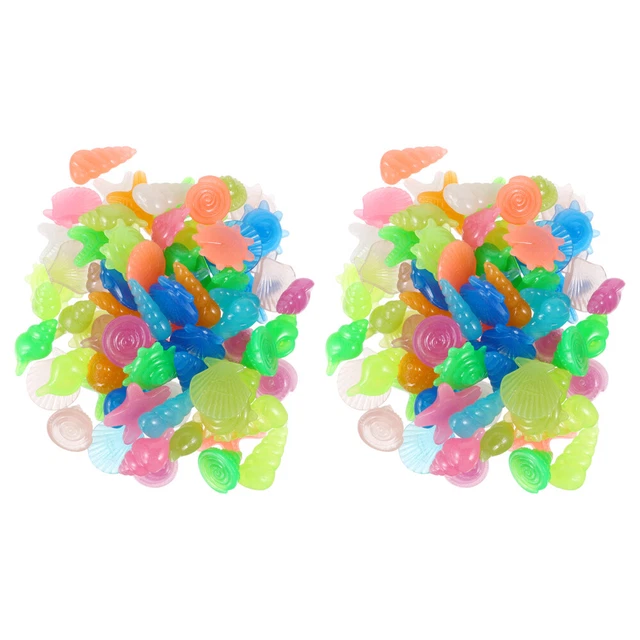 60 mini tartarughe luminose in resina, animali marini, statuette in