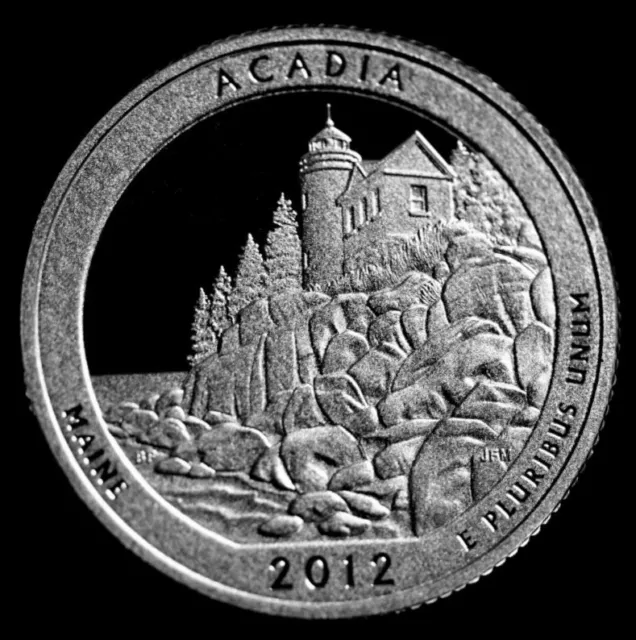 2012 S Acadia Maine ~ National Parks ~ America the Beautiful ~ 90% Silver