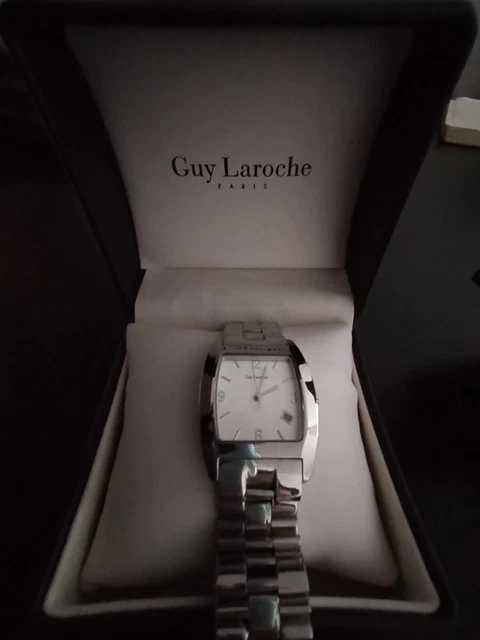 Montre Bracelet Guy Laroche Homme - Mouvement à Quartz, Numérotée, Occasion, Style Classique