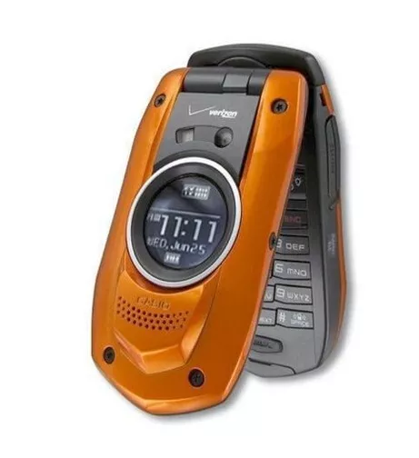PCD Casio C711 GzOne Boulder Replica Dummy Phone / Toy Phone (Orange) (Bulk