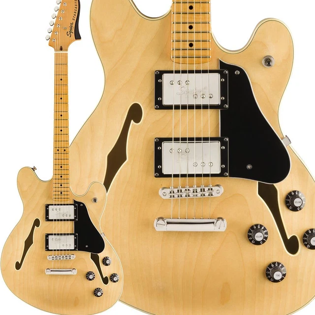 Squier By Fender Classic Vibe Starcaster Maple Fingerbaord Natural Star Caster