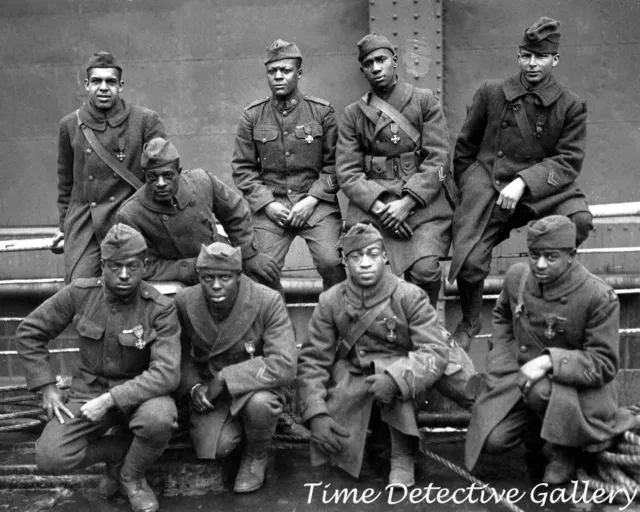 The Harlem Hellfighters, African American WWI Unit - Historic Photo Print