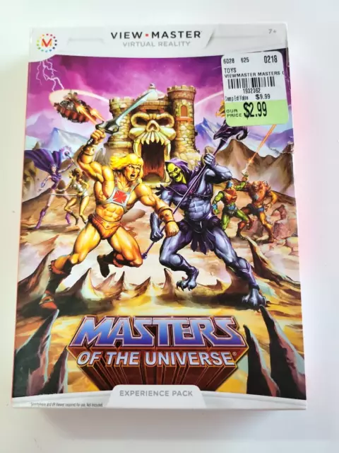 ViewMaster Virtual Reality Experience Pack MASTERS OF THE UNIVERSE He-Man Mattel