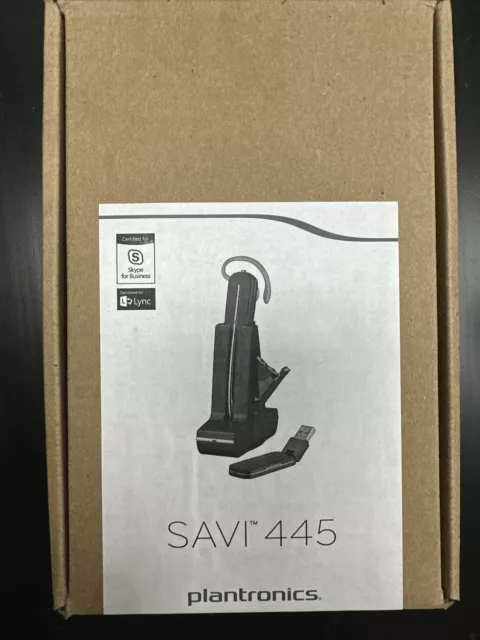 Plantronics Savi 445, W445-M Wireless Computer Headset NEW Opened Box.