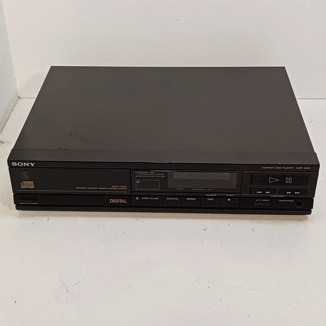 Sony CDP-M30 Compact Disc Player -TESTED- CD-Player, Digital Filter, RMS/AMS