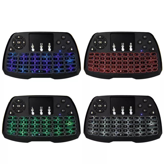 2.4G Backlit Wireless Keyboard Android Touchpad Remote Control for Mouse TV Box