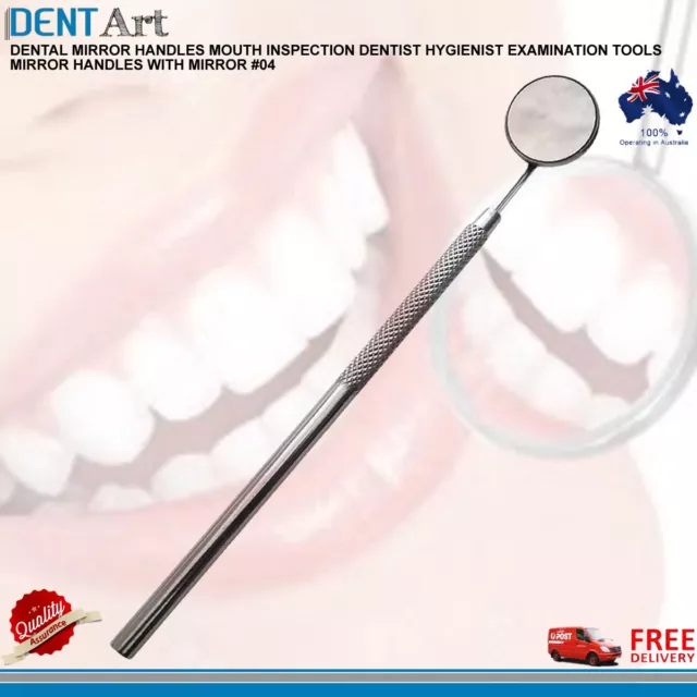 Dental Mirror Handle Mouth Inspection Dentist Hygienist Examination Instruments