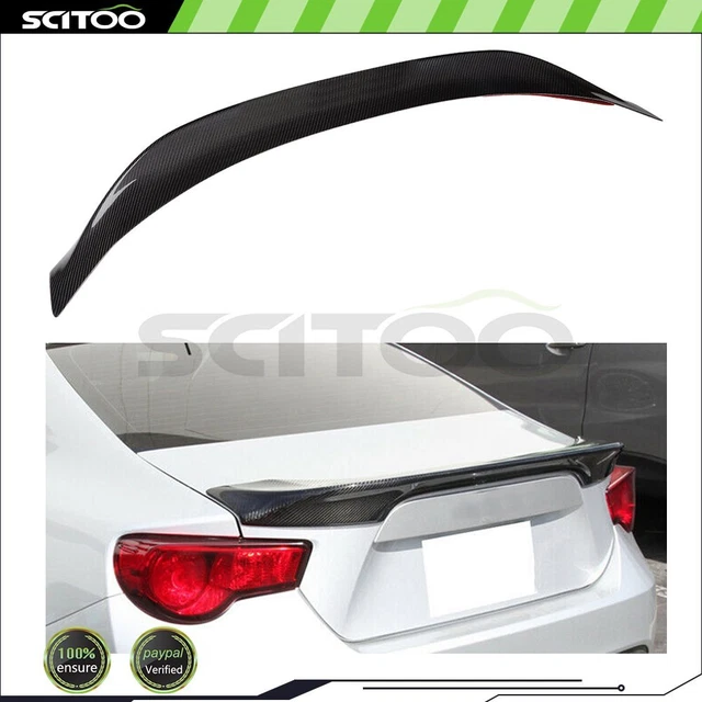 Rear Trunk Lid Spoiler Fit For 2013-2020 Toyota 86 Subaru BRZ Carbon Fiber