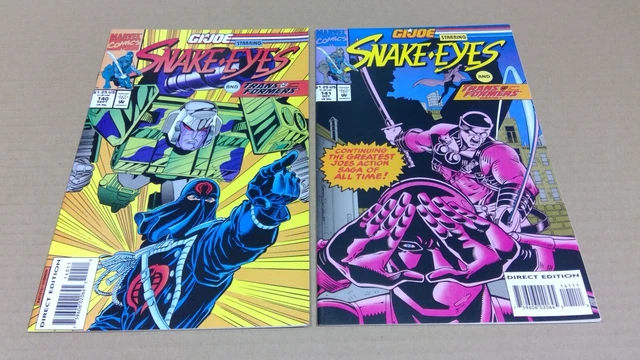 G.I. Joe 140 141 Marvel Comics 1993 Snake Eyes Transformers Low Print Run