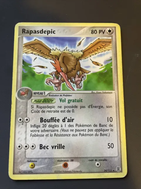 Rapasdepic Rare - Pokemon 24/112 Ex Rouge Feu Vert Feuille Etat Correct Fr