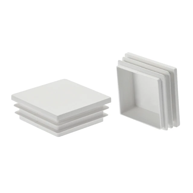 Lot De 4 Bouchons Carrés 120x120 Mm – Pour Tube Ou Main Courante, Uxcell