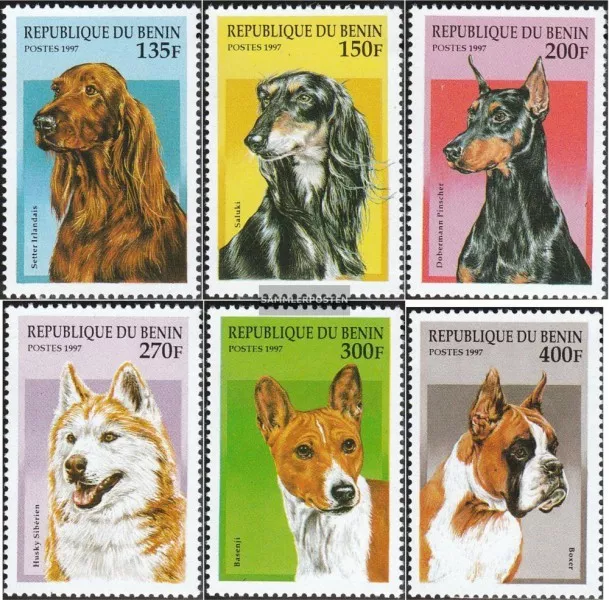 Benin 936-941 mint never hinged mnh 1997 Breeds