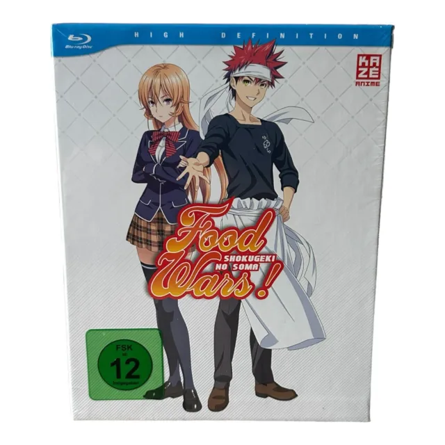 BD Food Wars - Shokugeki no Soma Anime Season 1 Vol.01 + Sammelschuber Brandneu