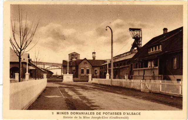 CPA AK Mines Domaniales de Potasses d'Alsace Entrée de la Mine Joseph (740221)