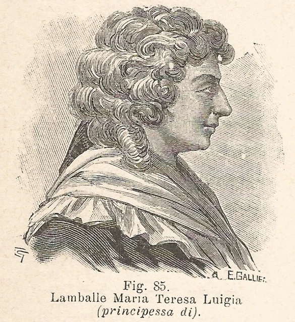 B1898 MARIA TERESA Louise De SavoiaCarignano Gravure Du 1928