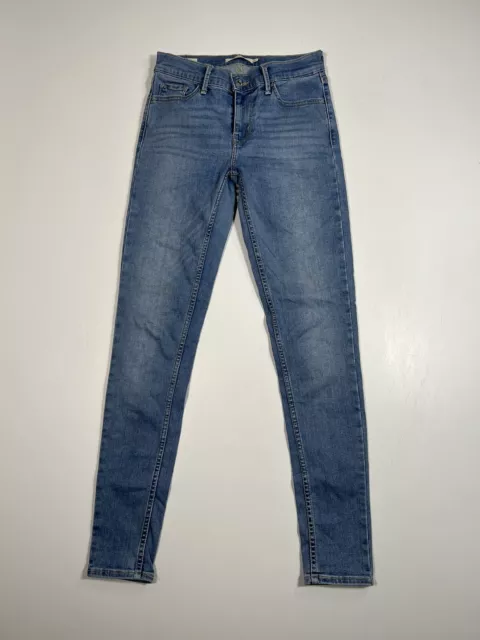LEVI’S 710 SUPER SKINNY Jeans - W27 L30 - Blue - Great Condition - Women’s
