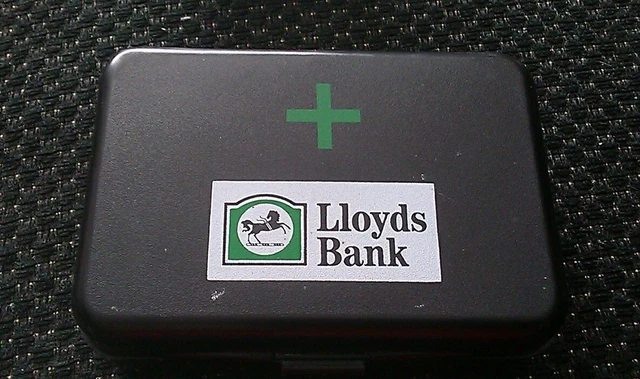 VINTAGE LLOYDS BANK FIRST AID BOX - 1980s -Full Unused