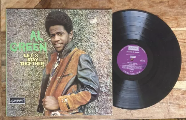 Al Green  -  Let's Stay Together  -  UK LONDON 1972 Vinyl  LP  See description.