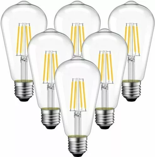 E27 ST64 LED Edison 11W Vintage Retro Lampe Glühlampe Filament Glühbirne Birne