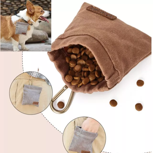 Storage Walking Pet Pocket Bag Snacks  Wallet Training Treat Pouch Snack Bag