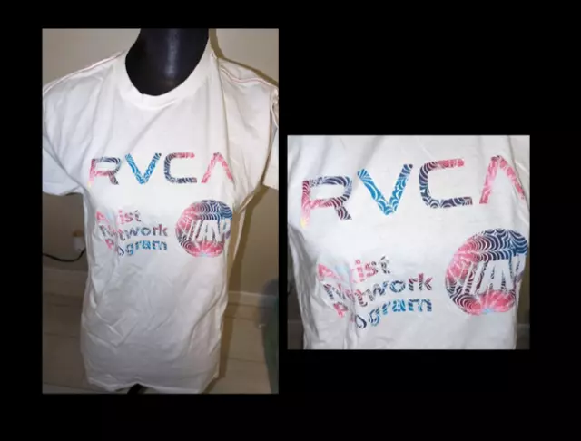 RVCA Artist Network Program AVP Womens Top Size L