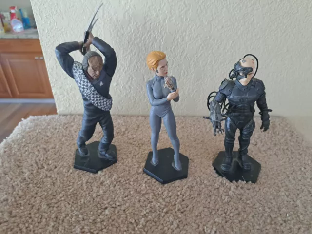 Star Trek TNG, DS9, VOY,  Locutus of Borg, Seven of Nine, Worf QMX Mini Master