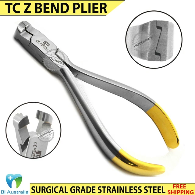Dental Orthodontic Z-Bend Pliers Archwire Bending Loop Forming Utility Plier