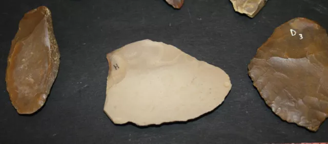 6 Egyptian Faiyum Predynastic Flint Flaked Hand Stone Tools 7400-6400 BC #19 3