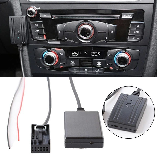 Câble Adaptateur Bluetooth 5.0 Pour Audi AMI/MMI/MDI - Compatible R7, S5, A6, A8, Etc. - Streaming Audio