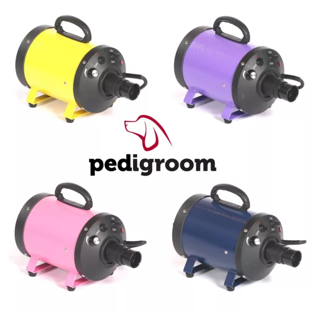 Dog Hair Dryer Pet Blaster Blower by Pedigroom Portable Mobile Grooming Kit