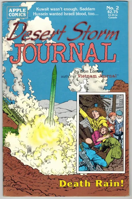 Desert Storm Journal 2 Apple Comics 1990 Don Lomax