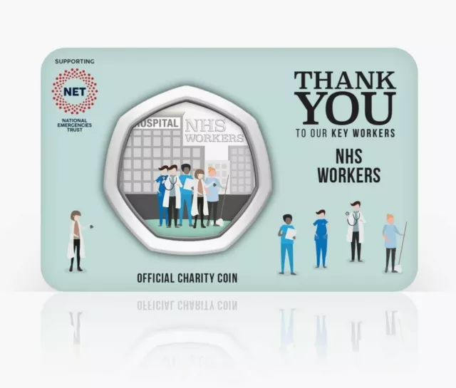 Thank You To Our NHS Workers Coin 2020 NHS Worker Official Coin Covid-19