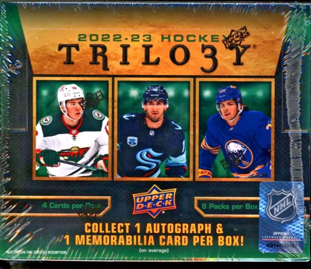 2022-23 Upper Deck Trilogy Hobby Hockey Box