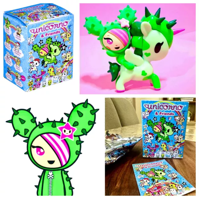 Tokidoki Unicorno & Friends SANDy and Yuma Cactus Unicorn Toy Blind Box Bag New