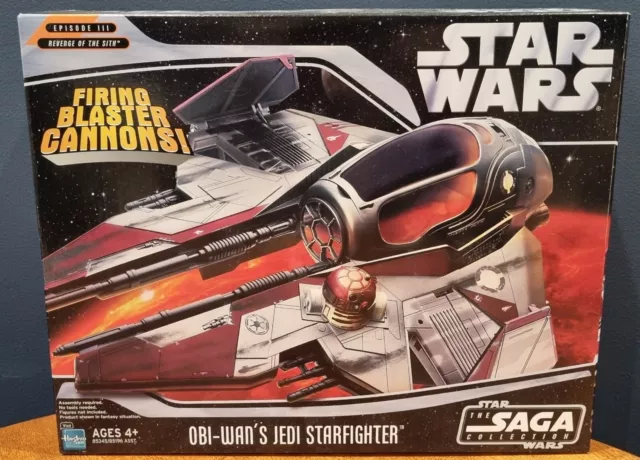 Star Wars 3.75" TSC SAGA Collection - Obi-Wan's Jedi Starfighter SEALED