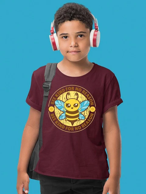 Bee Kind For No Reason T-shirt Youth's -SmartPrintsInk Designs
