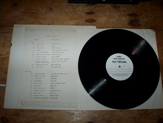 ANTILLES SAMPLER vinyl test pressing LP w/ NICK DRAKE  Fripp / Eno DON CHERRY NM