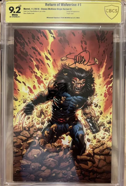 RETURN OF WOLVERINE 1 1:700 McNIVEN AGE APOCALYPSE-CBCS 9.2 Signed Mcniven