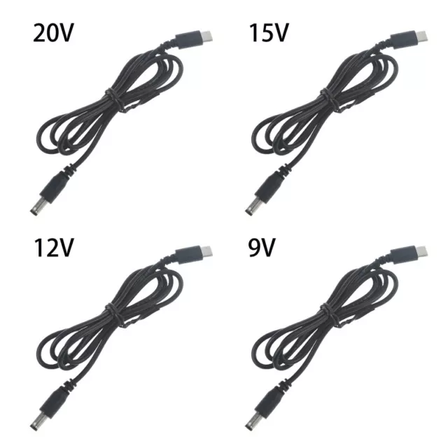 USB C/Type C PD to 12V 5.5x2.1mm Power Cable for Wifi Router Laptop LED Light