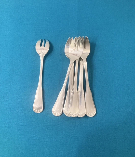 12 Fourchettes à Huître ERCUIS Modèle Tolède – Métal Argenté – Coffret Inclus, Occasion France