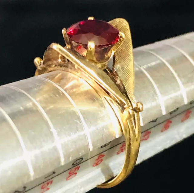 Vintage 10k Gold Ruby Ring