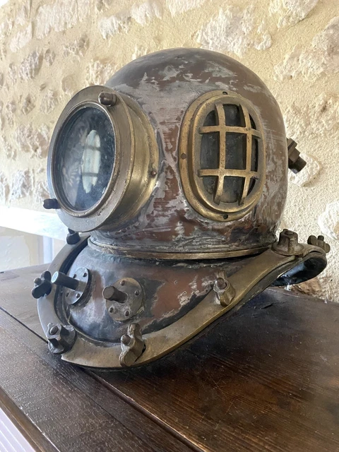 Casque De Plongée Mark V Reproduction - Déco Style Marine Américaine