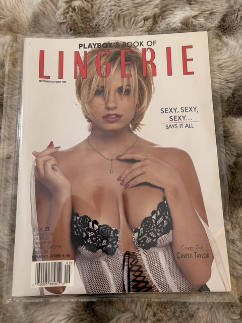 PLAYBOY'S BOOK OF Lingerie - September/October 1998 - Christi Taylor 107.75 - PicClick UK PLAYBOY'S BOOK OF Lingerie - September/October 1998 - Christi Taylor 107.75 - PicClick UK