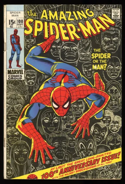 Amazing Spider-Man #100 VG 4.0 Anniversary Issue Romita Jr Marvel 1971