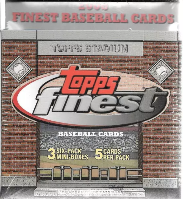 2008 Topps Finest Baseball *You Pick From List* (1-150) Complete Your Set.