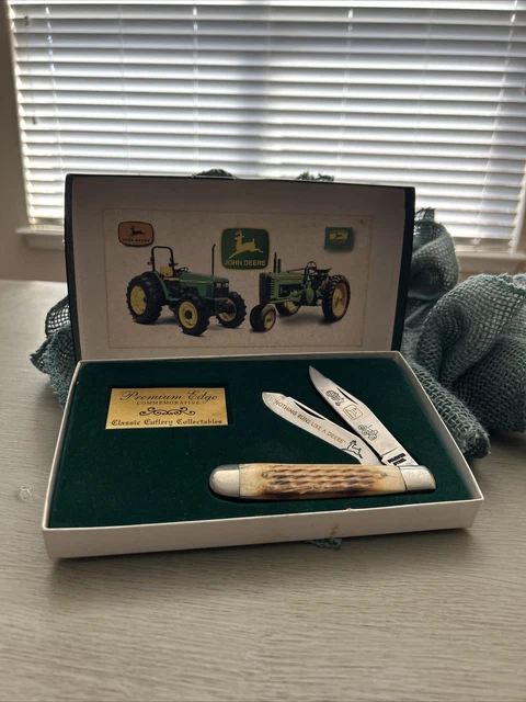 John Deere Premium Edge Commemorative Classic Cutlery Collectibles **RARE**