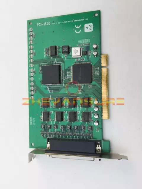 1PC USED for Advantech PCI-1620 REV.A1 8-port RS-232 communication capture card