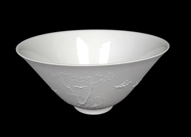 KPM Rohtraud Bisque Porcelain Gerhard Gollwitzer Design 9 1/4" Conical Bowl 1935